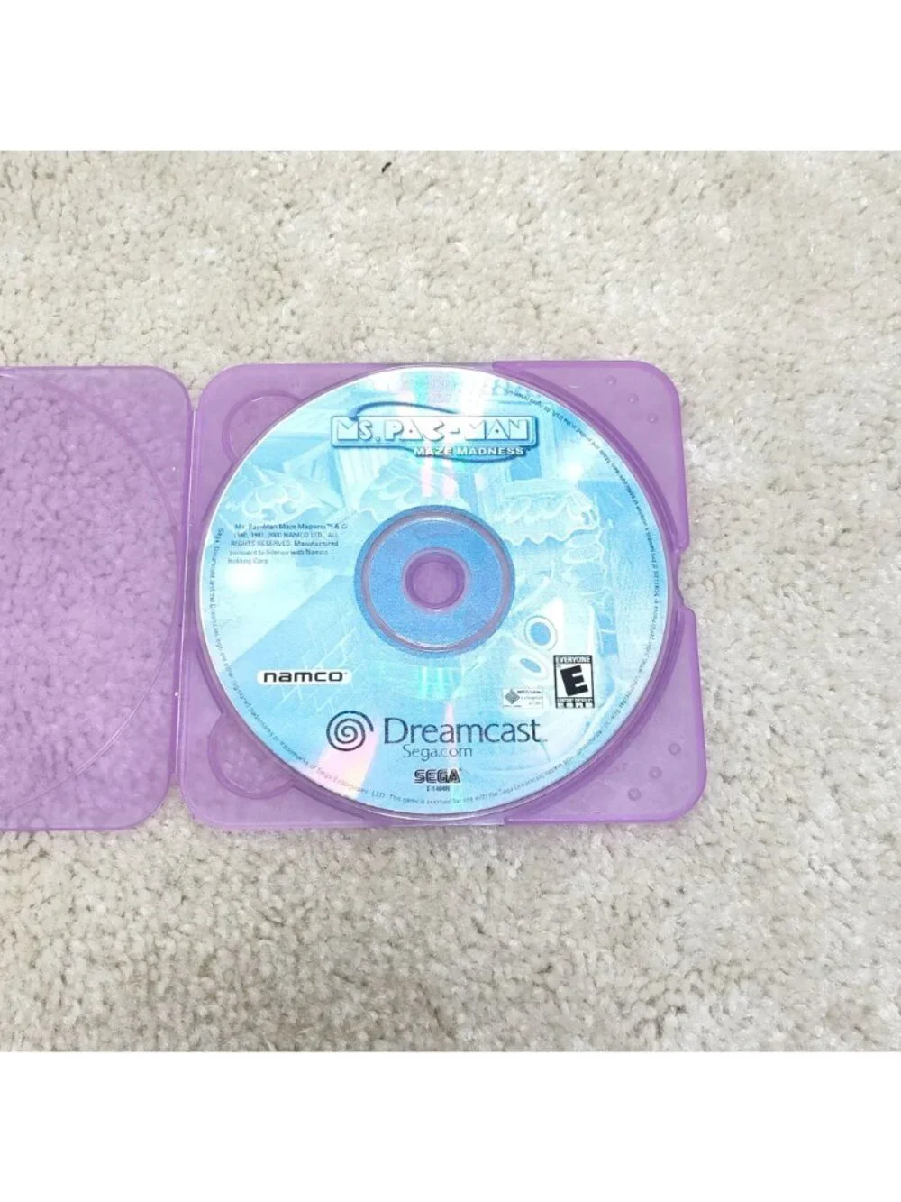 Sega Dreamcast Ms Pac-Man Maze Madness Namco Arcade T-1404N Standard Tested Work